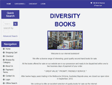 Tablet Screenshot of diversitybooks.com.au